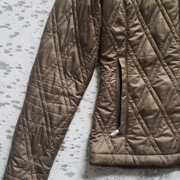 Spyder Quilted Full Zip Hooded Jacket Sz8 - Picture 2 of 10